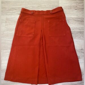 Forever 21 Vintage Theme Skirt - Size: M - Front Pockets - Side Zipper Closure